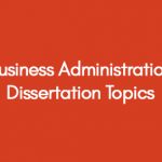 dissertation topic business administration