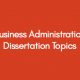 Business-Administration-Dissertation-Topics