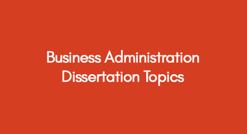 phd business administration dissertation topics