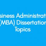 business management thesis titles