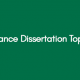 Finance-Dissertation-Topics