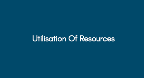 Utilisation Of Resources