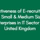 Effectiveness of E-recruitment in Small & Medium Size Enterprises in IT Sector of United Kingdom