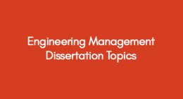 thesis engineering and management