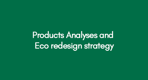 Products Analyses and Eco redesign strategy