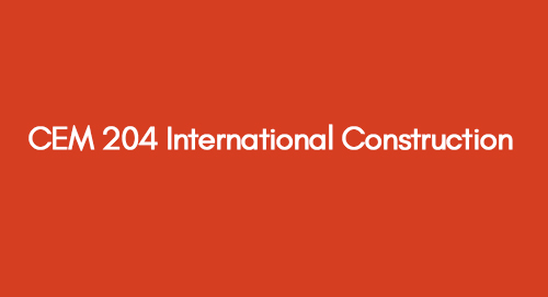 CEM 204 International Construction