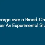 Discharge over a Broad-Crested Weir An Experimental Study