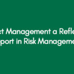 Project Management a Reflective Report in Risk Management