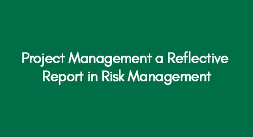 Project Management a Reflective Report in Risk Management