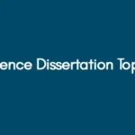 Science Dissertation Topics