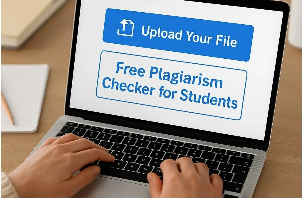 Uploading document in online plagiarism tool