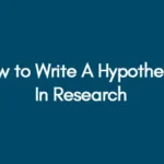How-to-Write-A-Hypothesis--in-research