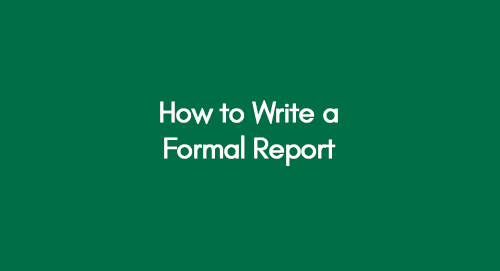 How-to-Write-a-Formal-Report
