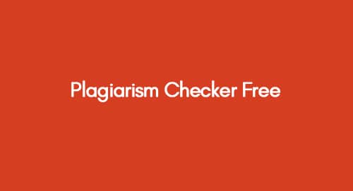 Plagiarism-Checker-Free