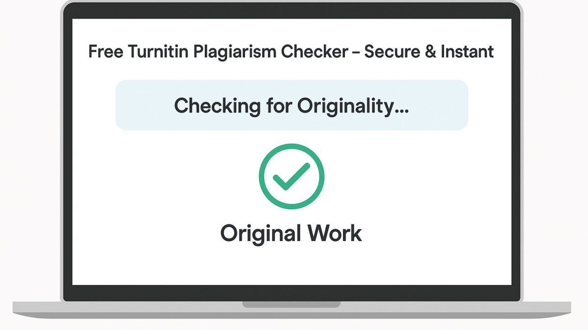 Turnitin plagiarism checker free online tool for students