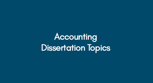 accounting topics for dissertations