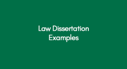example law dissertation