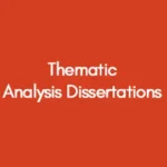 Thematic analysis dissertation guide showing themes, codes, Chapter 4 structure and a worked example (UK 2026)