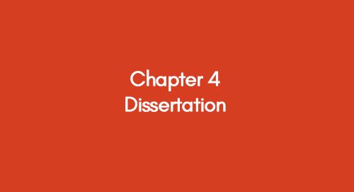 chapter 5 dissertation outline