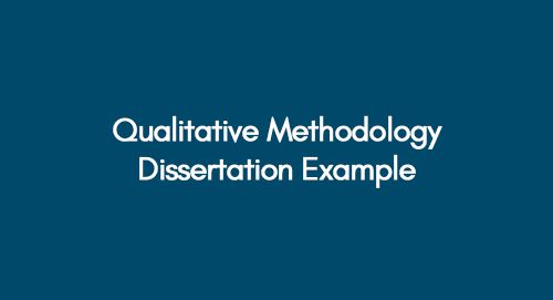 methodology section of a dissertation