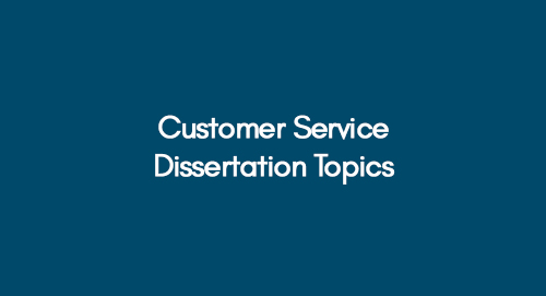 customer service thesis topics