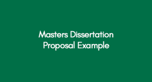 masters dissertation examples pdf