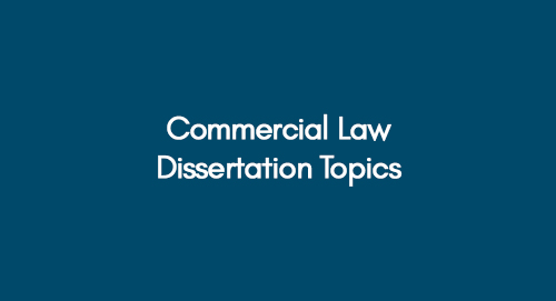 phd topics in commercial law