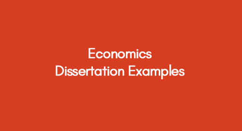 phd dissertation economics