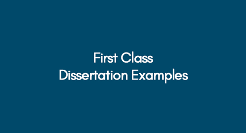 example of a first class dissertation