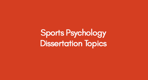 research topics in sports psychology