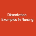 Top scoring Nursing dissertation examples UK 2026 – Free PDF samples for undergraduate, masters and PhD students