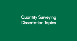 quantity surveying dissertation topics ireland