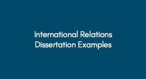 international relations dissertation