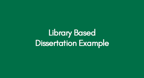 library based dissertation examples