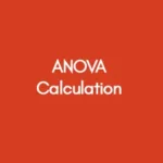 Anova-calculation