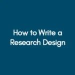 how-to-write-a-research-design