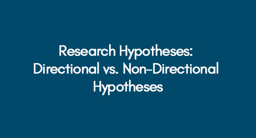 Research Hypotheses: Directional vs. Non-Directional Hypotheses