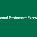 Personal Statement Examples