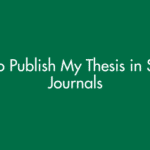 How to Publish My Thesis in Scopus Journals