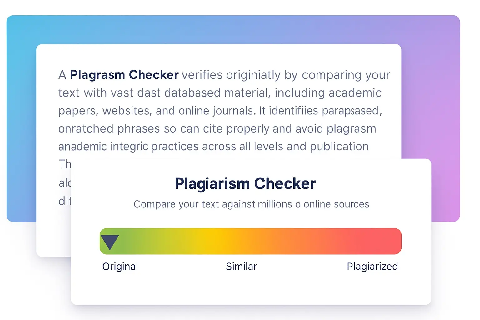 Plagiarism Checker