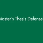 Master’s Thesis Defense: Format, Script, Questions, and Examiner Tips