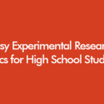 High school students conducting a simple controlled science experiment in a classroom laboratory for GCSE or A-Level research project
