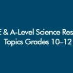 Student conducting a science experiment in a UK school laboratory for a Grades 10–12 research project aligned with GCSE and A-Level standards.