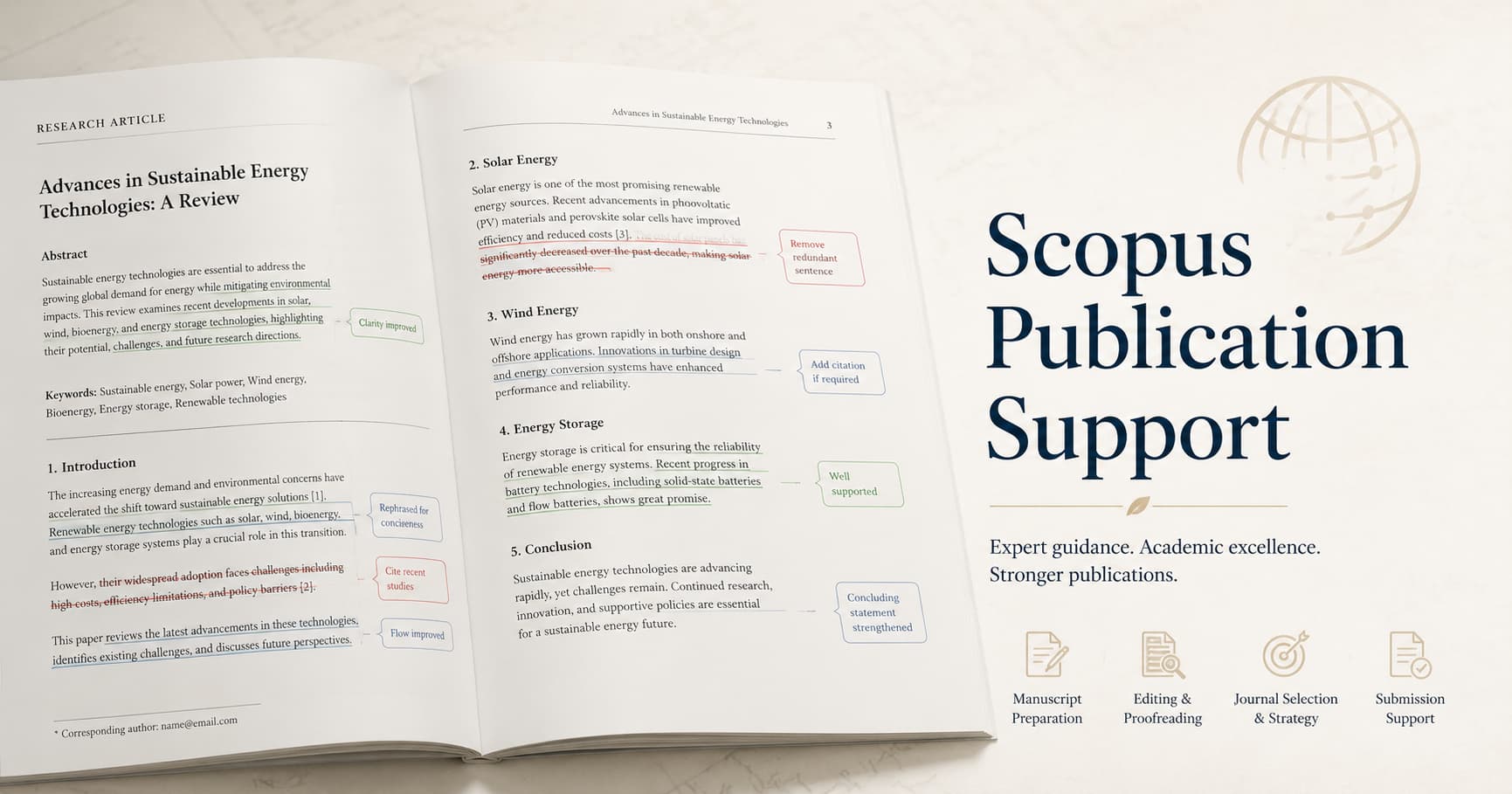 Scopus Publication Support | Manuscript Preparation for Scopus Journals