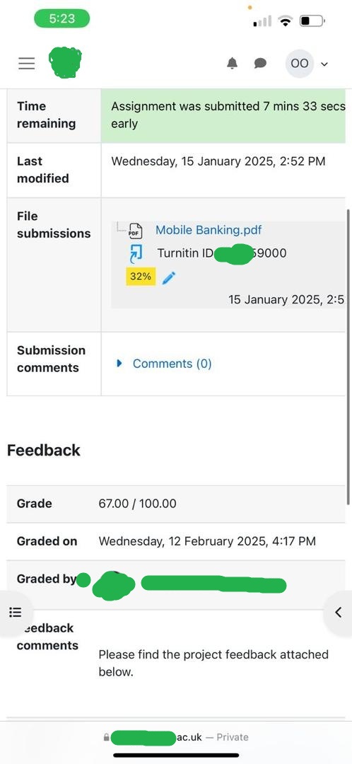 67/100 Mobile Banking