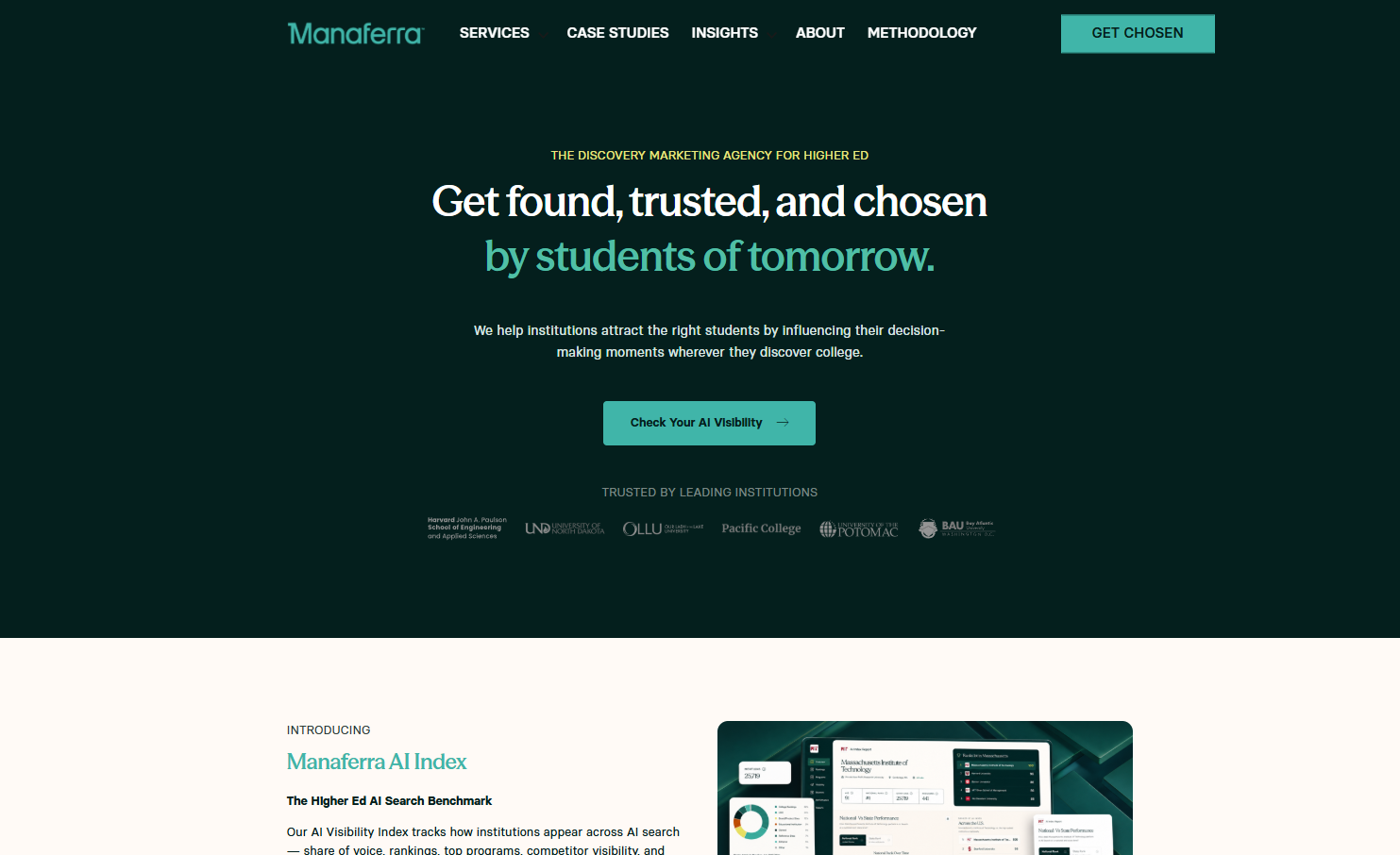 5 Best AI Search Visibility Agencies for Universities