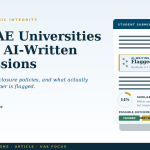 How UAE universities handle AI-written submissions - detection tools and academic policies guide