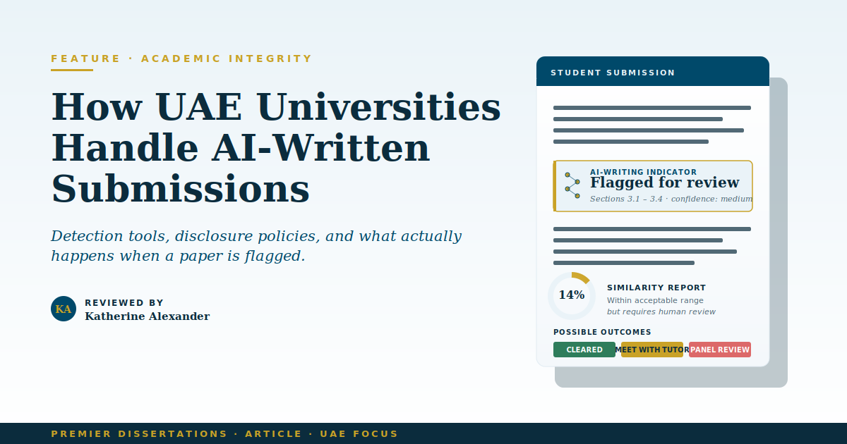 How UAE universities handle AI-written submissions - detection tools and academic policies guide