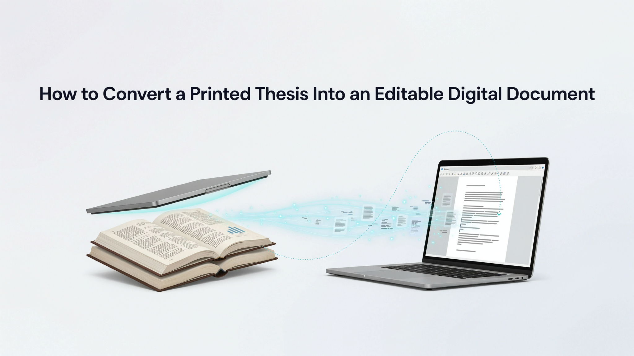 How to Convert a Printed Thesis Into an Editable Digital Document