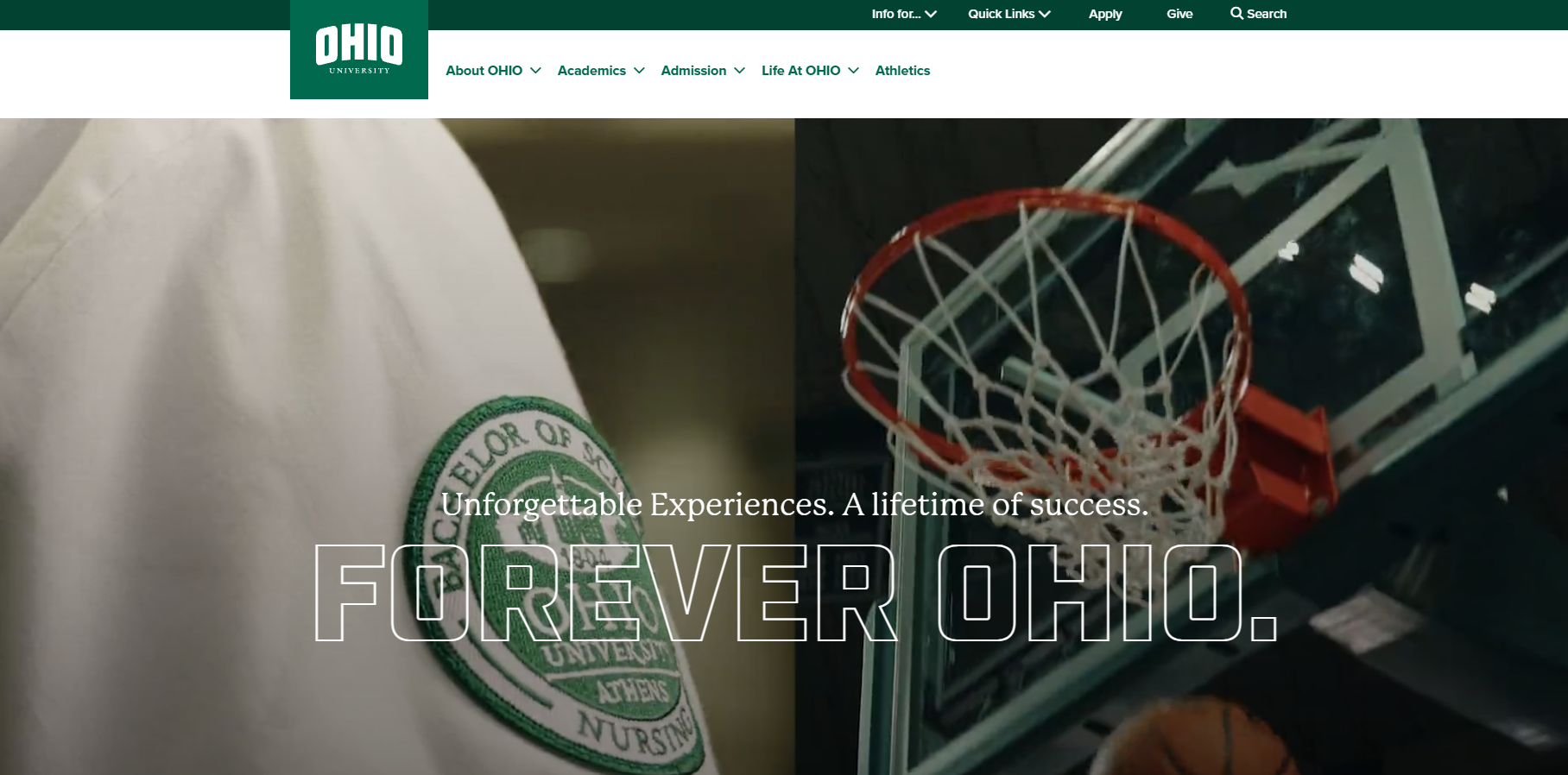 Ohio University - Best for Specialization Choices
